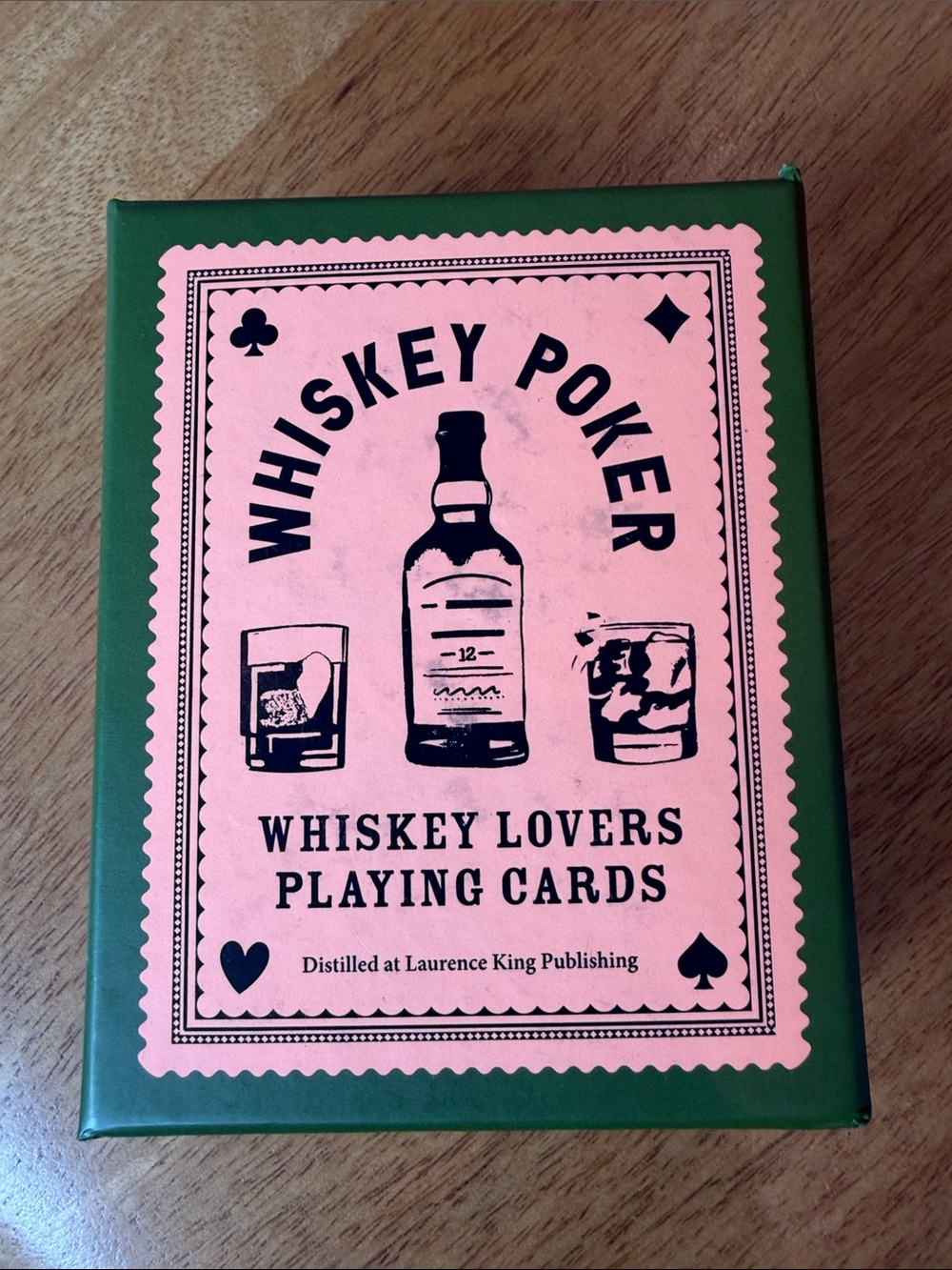 Whiskey Poker: Whiskey Lovers Playing Cards